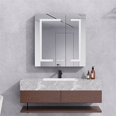 Ketibaan Baru – Kabinet Cermin LED Double-Pintu